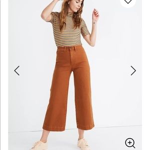 Madewell Emmett Wide-Leg Crop Pants